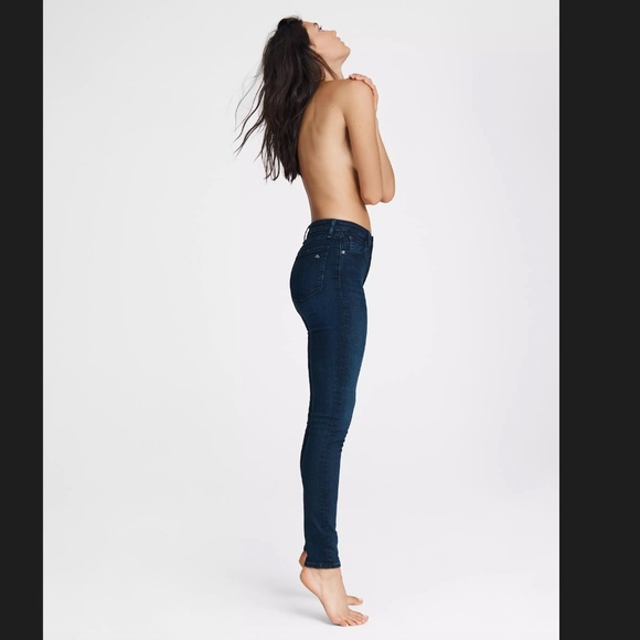 rag & bone Nina High Rise Skinny Jeans in Bayview Wash Women’s Size 27 US Size 4 - Picture 16 of 16